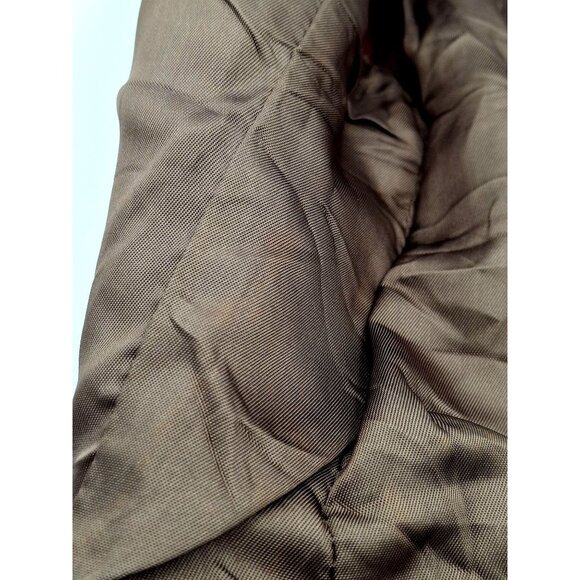 Vtg Distress kids Genuine Brown Leather Western Vest - Picture 13 of 16